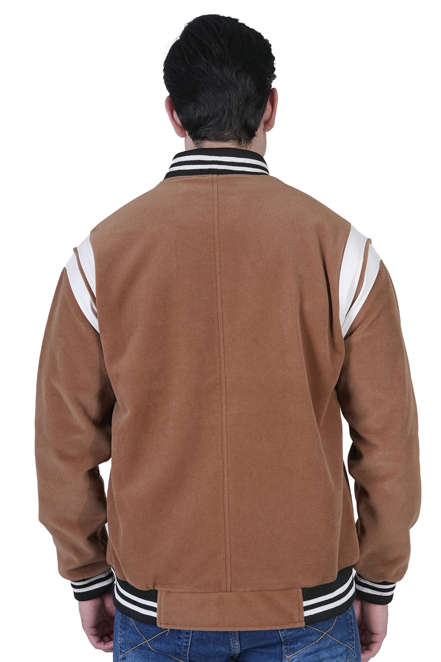 Bold Union Men's Casual Bomber Velvet Jacket