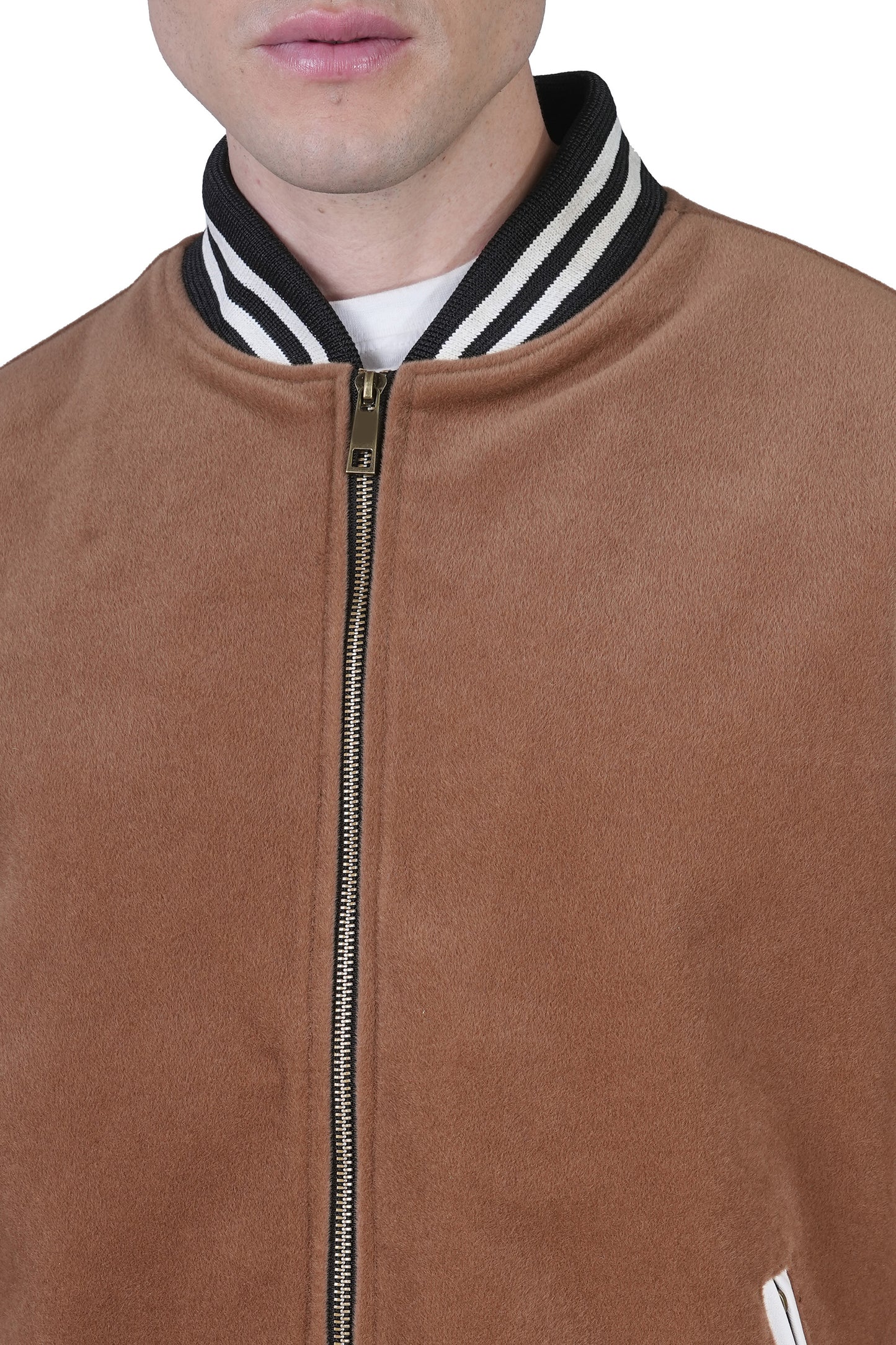 Bold Union Men's Casual Bomber Velvet Jacket