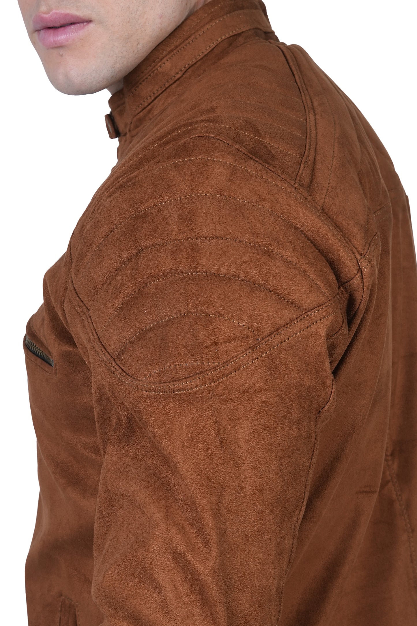 Bold Union Men's Brown Winter Zip Jacket